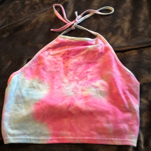 Small halter tyedie - Picture 1 of 3